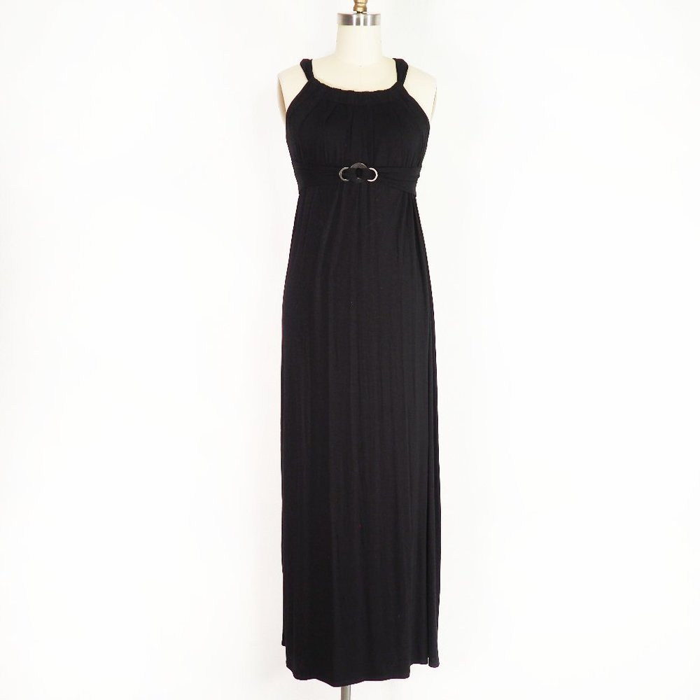 MSSP Black Racerback Maxi Dress